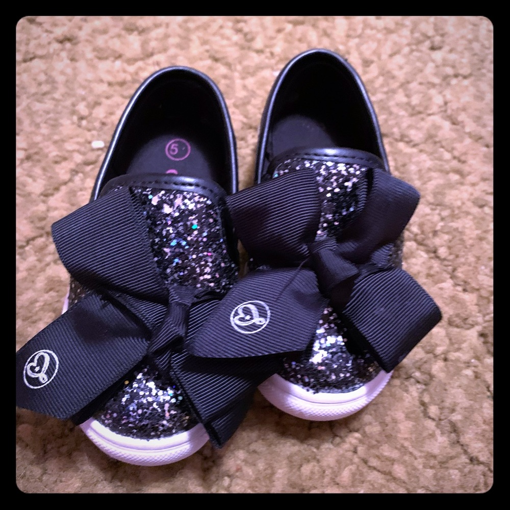 Jojo Siwa Black Sequin Shoes